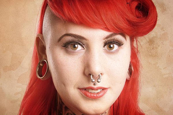 Septum пирсинг